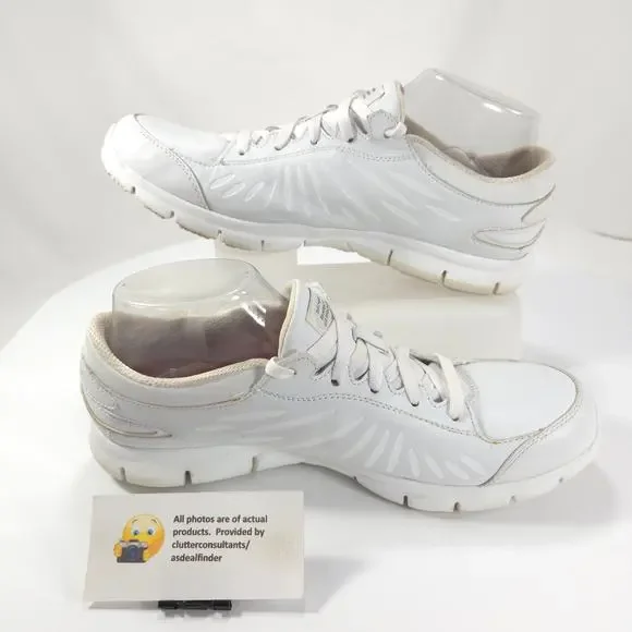 Skechers Work Relaxed Fit Slip Resistant Shoe Womens Size 10 76564 White - Picture 4 of 9